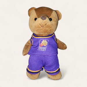 Phoenix Suns Basketball Bear Plush 8 Inch Stuffed Bear Toy Weighted Bottom